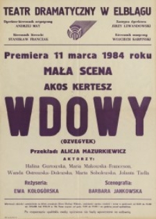 Wdowy – afisz