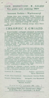 Chłopiec z gwiazd - ulotka
