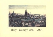 Dary i zakupy 2000-2004 – zaproszenie na wystawę