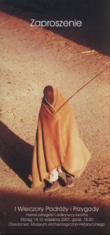 I Wieczory Podróży i Przygody - zaproszenie