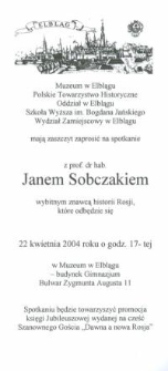 Treffen mit Prof. Dr. Jan Sobczak