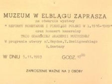 Reformy monetarne i pieniądz Polski w latach 1916-1989 – zaproszenie na wystawę oraz koncert