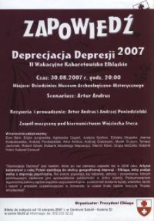 Deprecjacja Depresji - 30.08.2007 r.