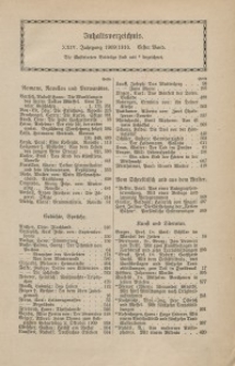 Velhagen & Klasings Monatshefte. Jg. XXIV. Bd. I.: Inhaltsverzeichnis