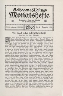 Velhagen & Klasings Monatshefte. Dezember 1909, Jg. XXIV. Bd. I, Heft 4.