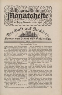 Velhagen & Klasings Monatshefte. Dezember 1926, Jg. XLI. Heft 4.