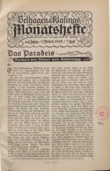 Velhagen & Klasings Monatshefte. März 1929, Jg. XLIII. Heft 7.