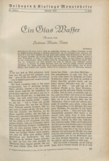 Velhagen & Klasings Monatshefte. Oktober 1937, Jg. LII. Heft 2.