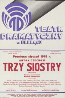 Trzy siostry – afisz teatralny