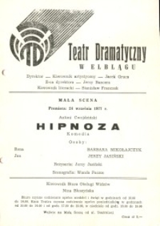 Hipnoza – program teatralny