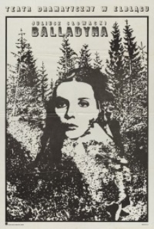 Balladyna – plakat