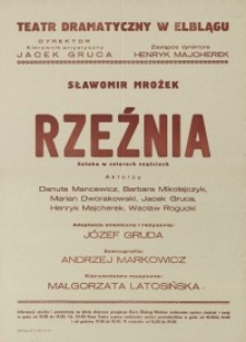 Rzeźnia - afisz