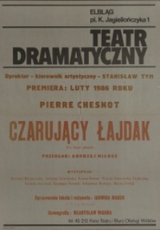 Czarujący łajdak – afisz