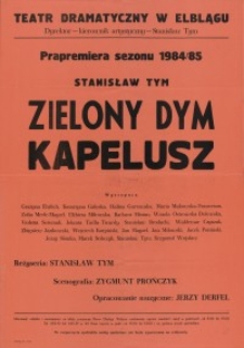 „Zielony dym” i „Kapelusz” Stanisława Tyma – afisz