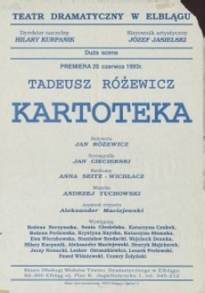 Kartoteka – afisz