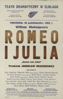Romeo i Julia ( Romeo and Juliet ) - afisz