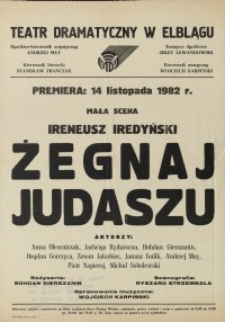 Żegnaj Judaszu – afisz