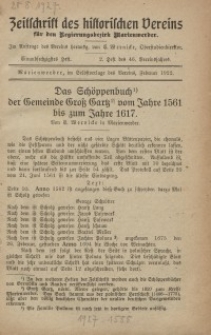 Zeitschrift des historischen Vereins für den Regierungsbezirk Marienwerder, H. 61