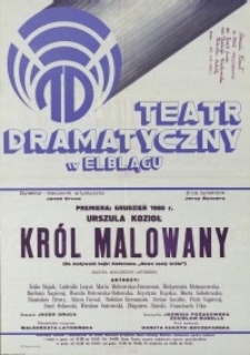 Król malowany – afisz