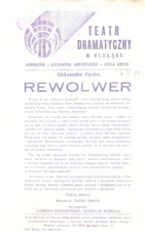 Rewolwer - ulotka