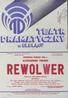 Rewolwer - Theaterzettel