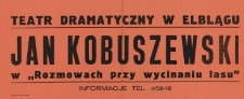 Rozmowy przy wycinaniu lasu – afisz