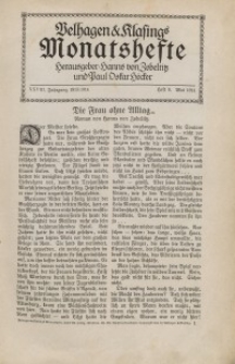 Velhagen & Klasings Monatshefte. Mai 1914, Jg. XXVIII. Heft 9.