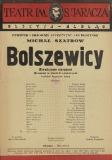 Bolszewicy – afisz