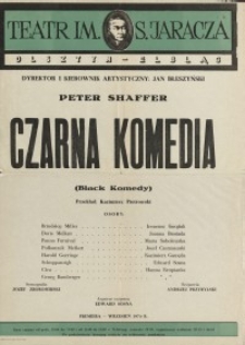 Czarna komedia ( Black Komedy ) - afisz