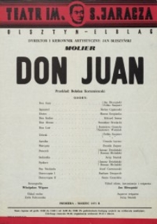 Don Juan – afisz