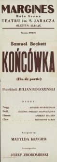 Końcówka – afisz