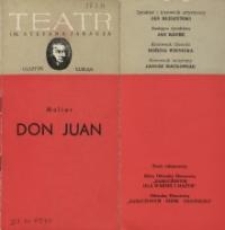 Don Juan – program teatralny