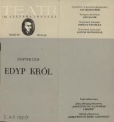 Król Edyp – program teatralny