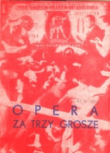 Opera za trzy grosze - program teatralny