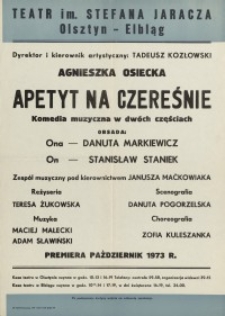 Apetyt na czereśnie &ndash; afisz