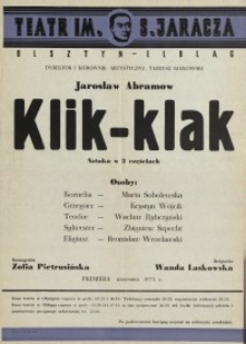 Klik-Klak – afisz