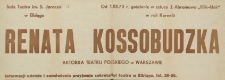 Renata Kossobudzka w komedii „Klik-Klak” Jarosława Abramowicza - afisz