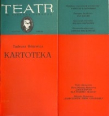 Kartoteka – program teatralny