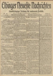Elbinger Neueste Nachrichten, Nr. 293 Mittwoch 4 Dezember 1912 64. Jahrgang