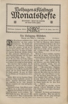 Velhagen & Klasings Monatshefte. Juni 1911, Jg. XXV. Heft 10.