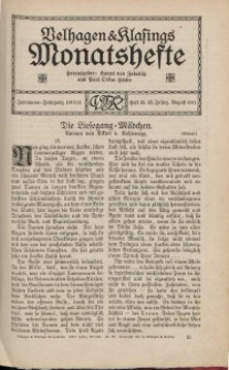 Velhagen & Klasings Monatshefte. August 1911, Jg. XXV. Heft 12.