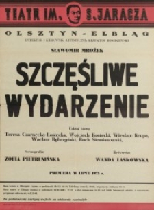 Szczęśliwe wydarzenie – afisz