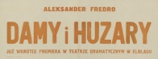 Damy i huzary – afisz