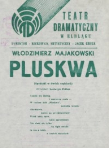 Pluskwa – ulotka