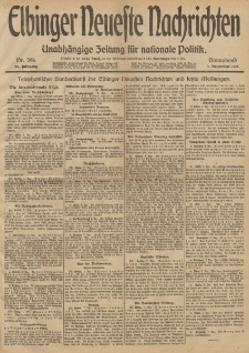 Elbinger Neueste Nachrichten, Nr. 297 Sonntag 8 Dezember 1912 64. Jahrgang