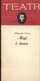 Mąż i żona – program teatralny