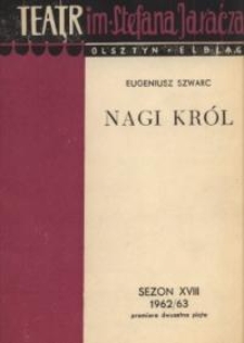 Nagi król – program teatralny