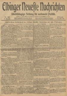 Elbinger Neueste Nachrichten, Nr. 300 Mittwoch 11 Dezember 1912 64. Jahrgang