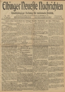 Elbinger Neueste Nachrichten, Nr. 303 Sonnabend 14 Dezember 1912 64. Jahrgang