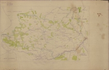 Powiaty Olkuski, Miechowski, Pińczowski: mapa obszarów leśnych
